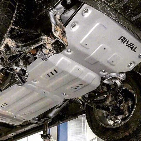 OMAC Aluminum Underbody Skid Plate Kit (15-20 F-150, Excluding EcoBoost & Raptor)