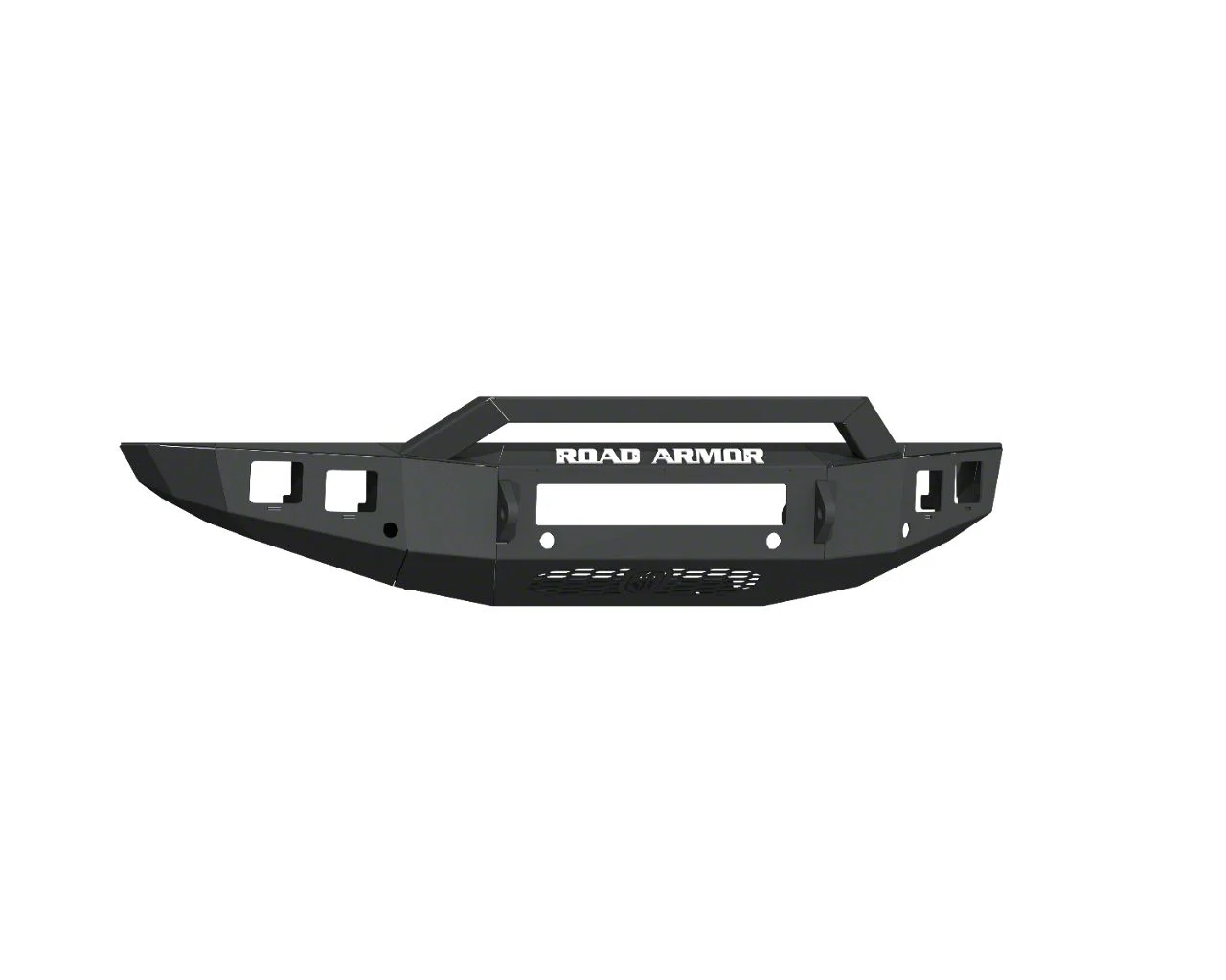 Road Armor Stealth Non-Winch Front Bumper with Sheetmetal Pre-Runner Guard; Textured Black (19-23 Ranger)