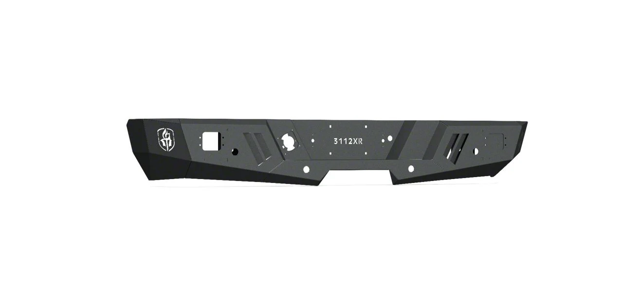 Road Armor Spartan Rear Bumper; Textured Black (11-14 Silverado 3500 HD)