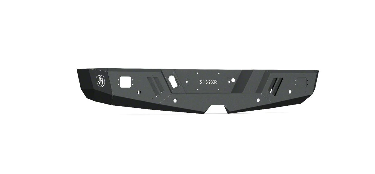 Road Armor Spartan Rear Bumper; Textured Black (15-19 Silverado 3500 HD)
