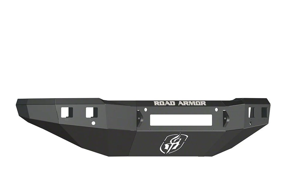 Road Armor Stealth Non-Winch Front Bumper; Textured Black (15-19 Silverado 3500 HD)
