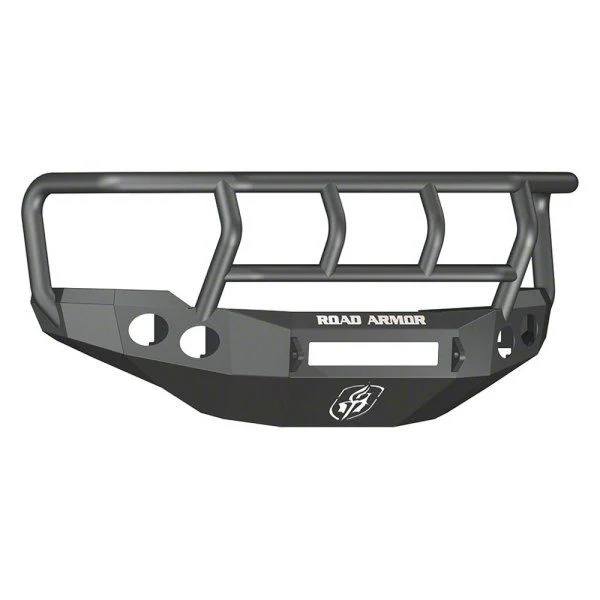 Road Armor Stealth Non-Winch Front Bumper with Titan II Guard; Textured Black (11-14 Silverado 3500 HD)