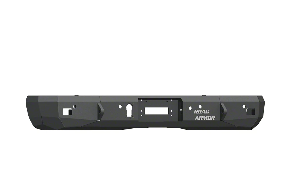 Road Armor Stealth Rear Bumper; Satin Black (14-18 Sierra 1500)