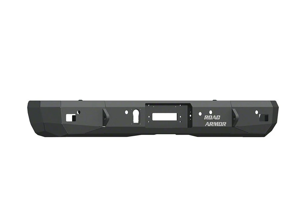 Road Armor Stealth Rear Bumper; Satin Black (14-18 Silverado 1500)