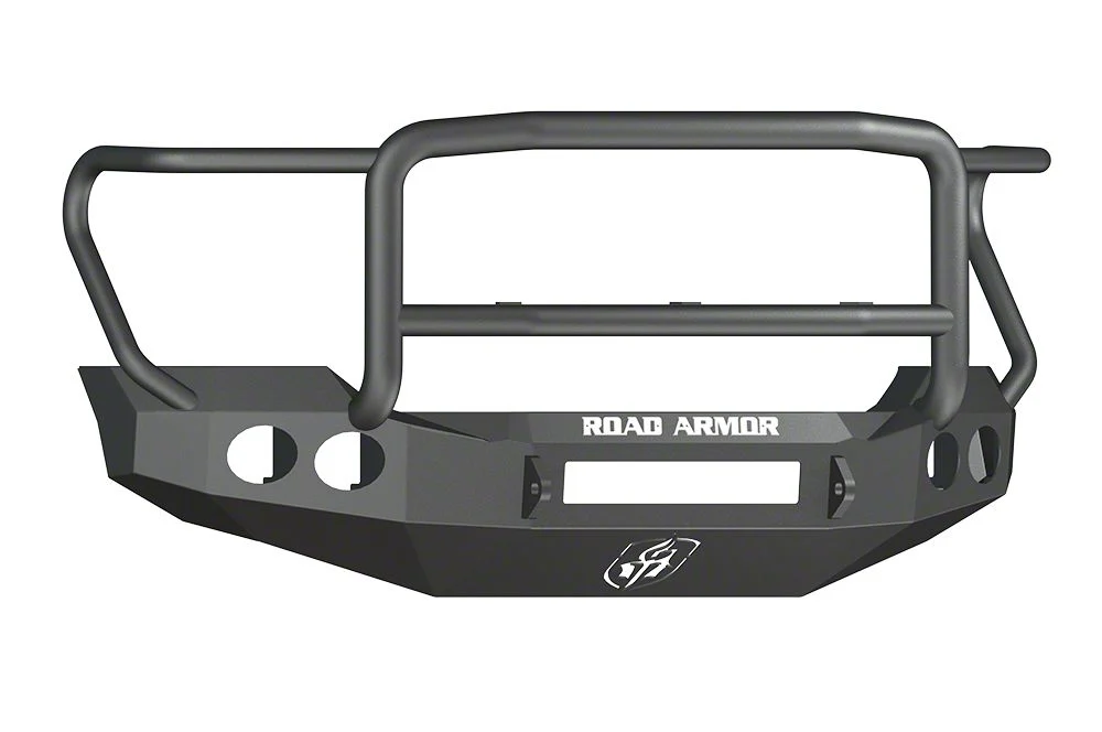 Road Armor Stealth Non-Winch Front Bumper with Lonestar Guard; Textured Black (11-16 F-250 Super Duty)
