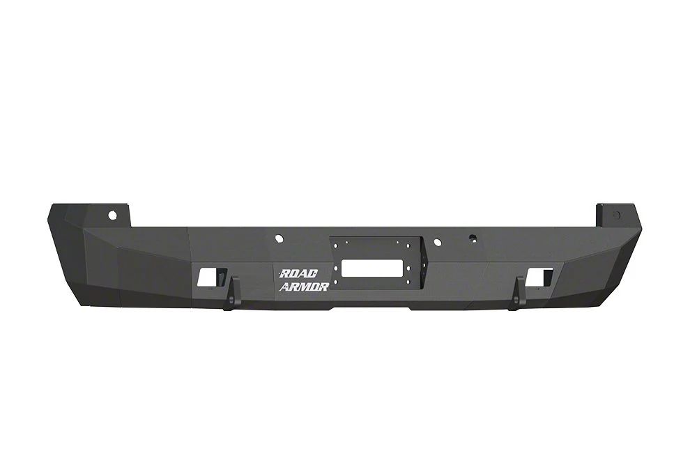 Road Armor Stealth Winch Rear Bumper; Textured Black (11-16 F-250 Super Duty)