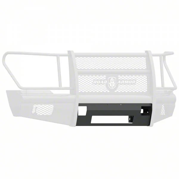 Road Armor Non-Winch Plate for Vaquero Front Bumper; Textured Black (11-16 F-250 Super Duty)