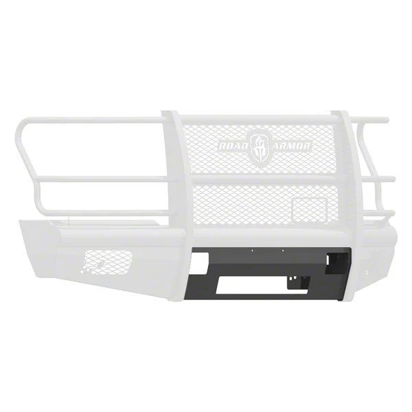 Road Armor Non-Winch Plate for Vaquero Front Bumper; Textured Black (17-22 F-250 Super Duty)