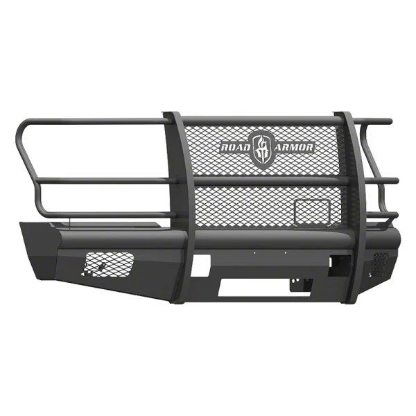 Road Armor Vaquero Non-Winch Front Bumper with Full Guard; Textured Black (17-22 F-250 Super Duty)
