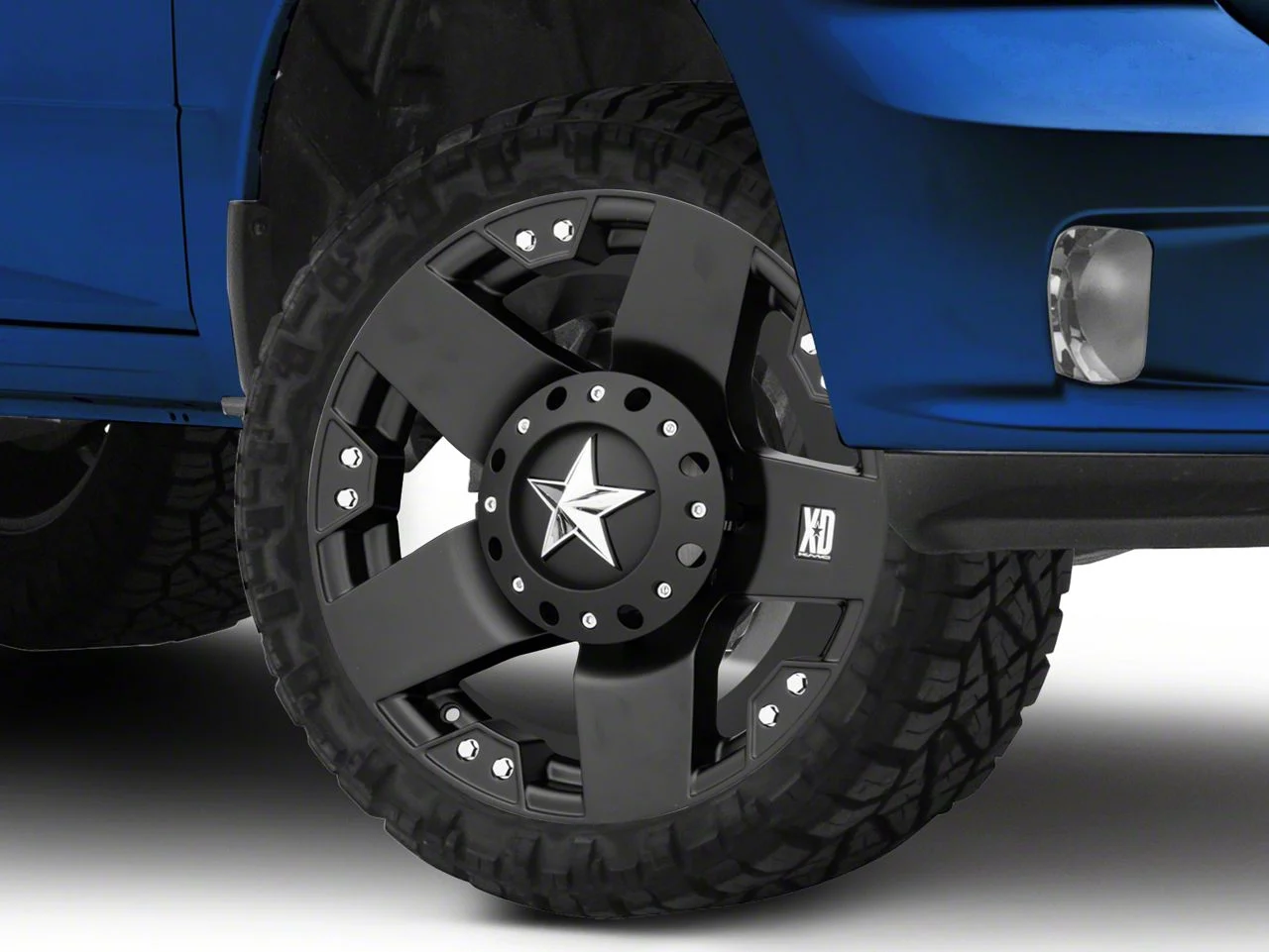 XD Rockstar Matte Black 5-Lug Wheel; 22x9.5; 12mm Offset (09-18 RAM 1500)