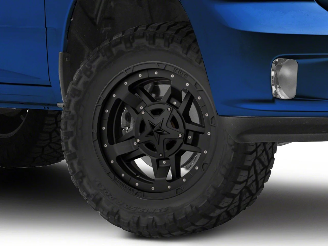 XD Rockstar III Matte Black 5-Lug Wheel; 18x9; 0mm Offset (09-18 RAM 1500)
