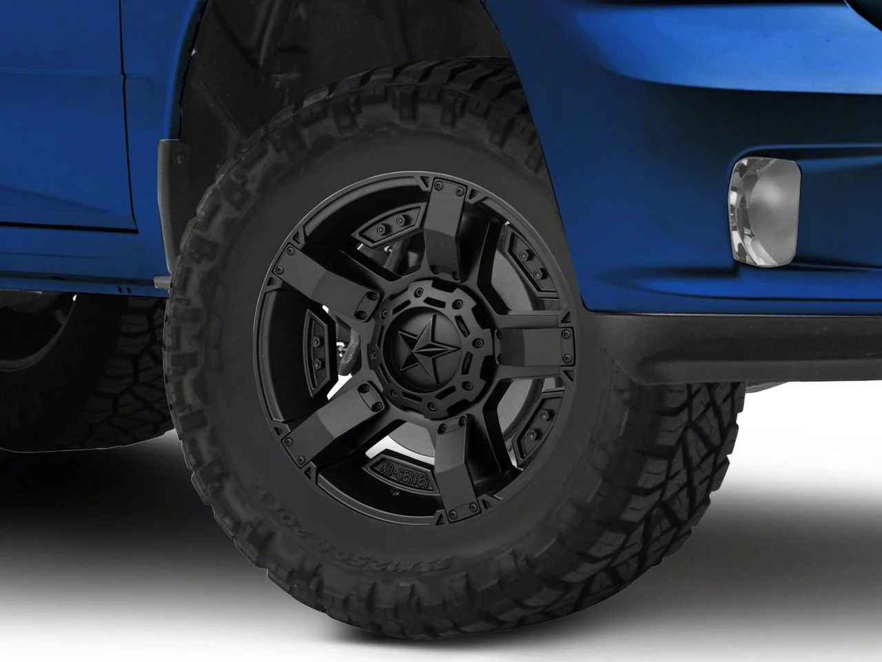 XD Rockstar II Satin Black 5-Lug Wheel; 17x8; 10mm Offset (09-18 RAM 1500)