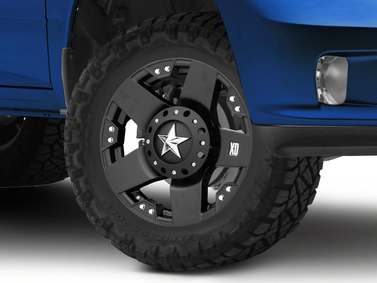 XD Rockstar Matte Black 5-Lug Wheel; 18x9; 0mm Offset (09-18 RAM 1500)