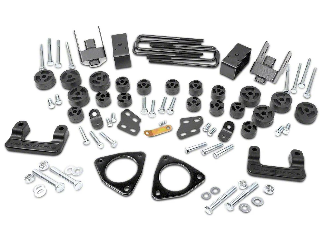 Rough Country Suspension 3.75-Inch Suspension and Body Lift Kit (07-13 2WD/4WD Silverado 1500)