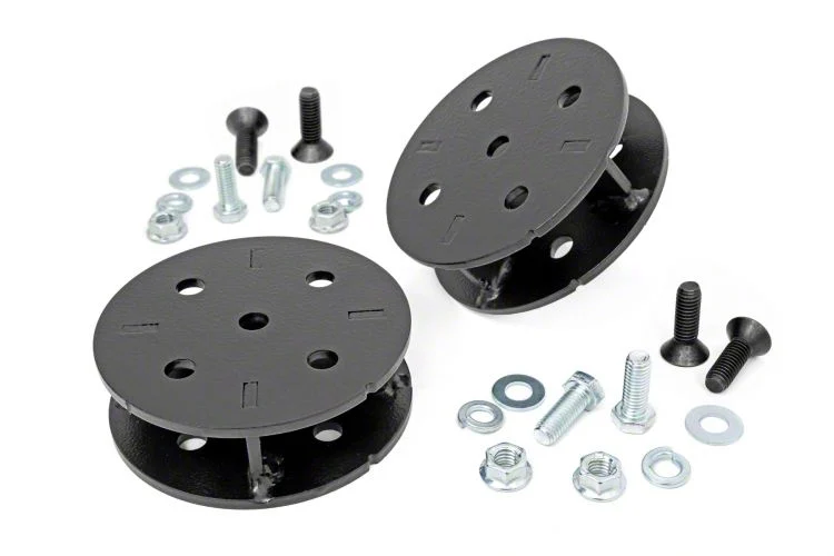 Rough Country Offroad 1.50-Inch Rear Air Spring Spacers (Universal; Some Adaptation May Be Required)