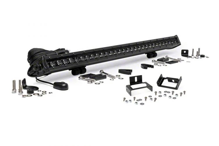 Rough Country Offroad Single 30-Inch Black Series LED Grille Kit (11-16 F-350 Super Duty)