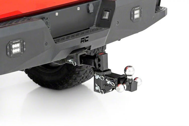 Rough Country 2-Inch Class III Multi-Ball Adjustable Hitch Ball Mount (Universal; Some Adaptation May Be Required)