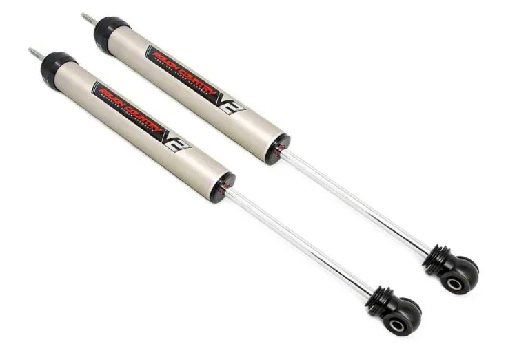 Rough Country Suspension V2 Monotube Rear Shocks for 4 to 5.50-Inch Lift (14-26 4WD RAM 2500)