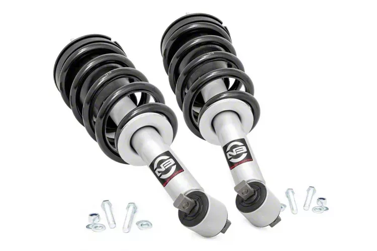 Rough Country Suspension 2-Inch Strut Leveling Kit (19-26 Sierra 1500, Excluding AT4 & Denali)