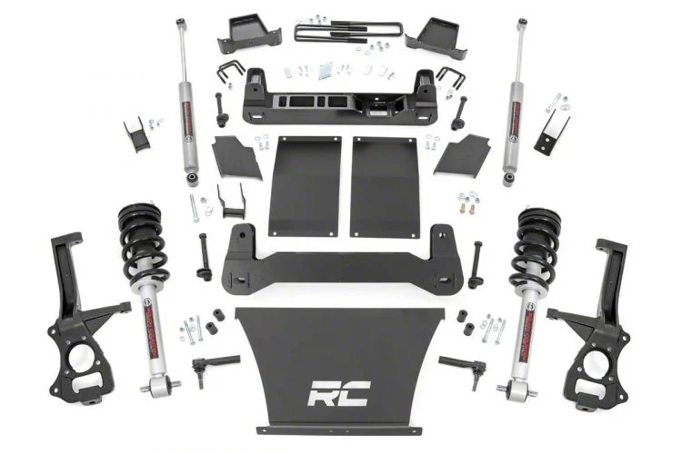 Rough Country Suspension 6-Inch Suspension Lift Kit with Lifted Struts and Premium N3 Shocks (19-24 Sierra 1500, Excluding AT4 & Denali)
