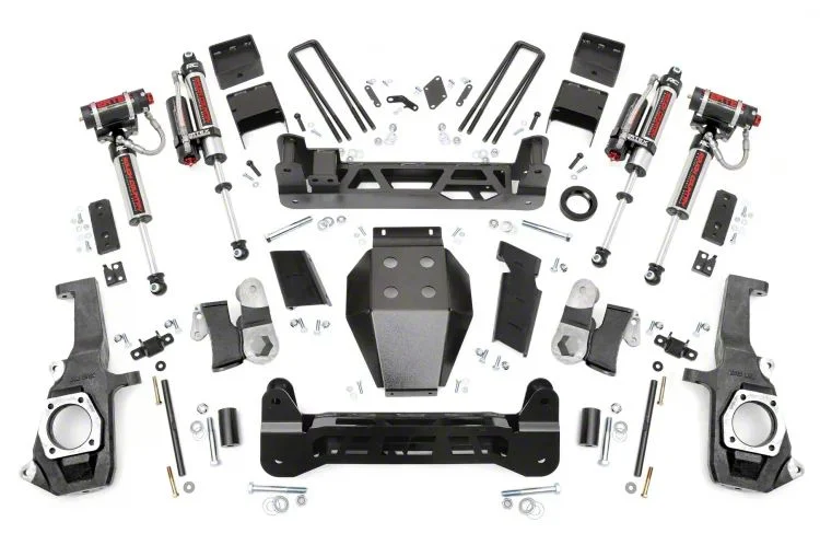 Rough Country Suspension 7.50-Inch NTD Suspension Lift Kit with Vertex Reservoir Shocks (11-19 Sierra 2500 HD SRW, Excluding Denali)