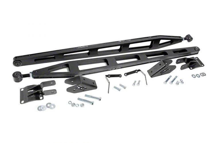 Rough Country Suspension Traction Bar Kit for 0 to 7.50-Inch Lift (11-19 4WD Sierra 2500 HD)