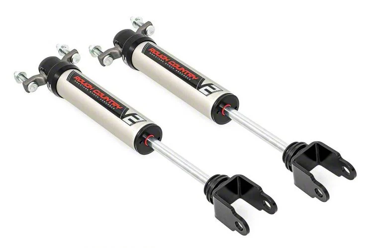Rough Country Offroad V2 Monotube Front Shocks for 0 to 3-Inch Lift (11-26 Sierra 2500 HD)