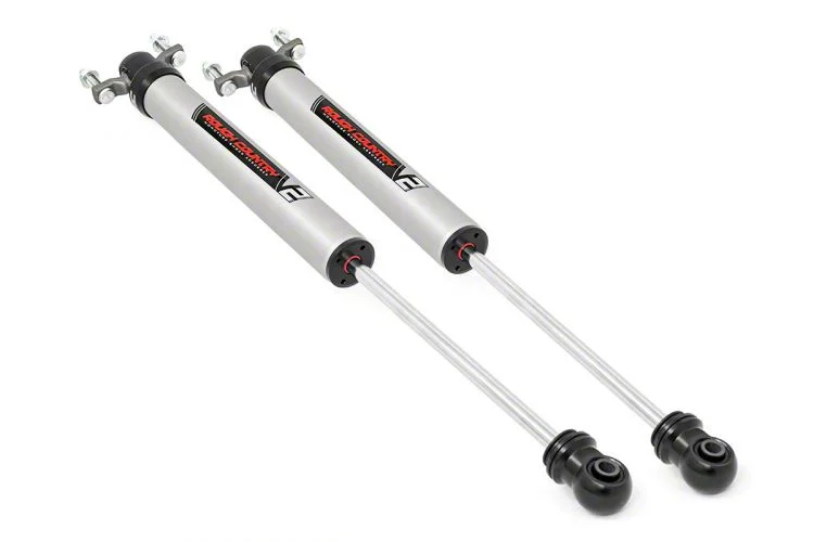 Rough Country Offroad V2 Monotube Front Shocks for 5 to 8-Inch Lift (11-26 Sierra 2500 HD)