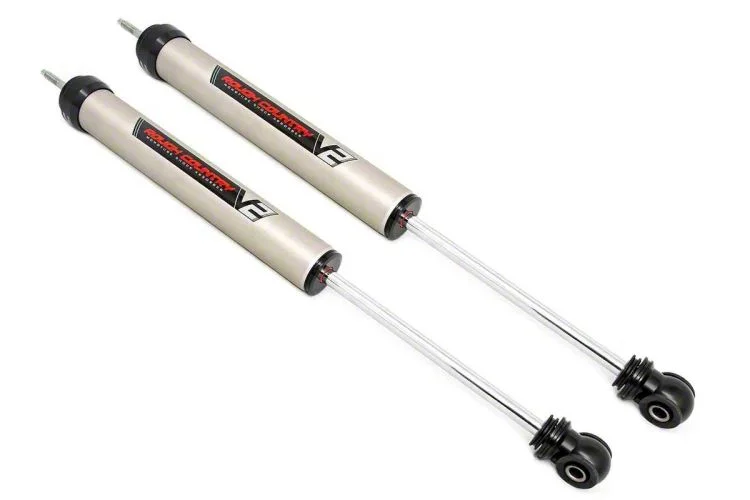 Rough Country Suspension V2 Monotube Front Shocks for 5.50 to 7-Inch Lift (07-10 Sierra 2500 HD)