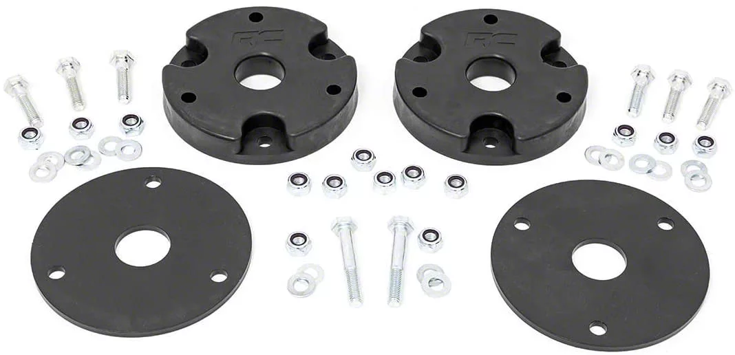 Rough Country Suspension 2-Inch Upper Strut Leveling Kit (19-26 Silverado 1500, Excluding Trail Boss & ZR2)