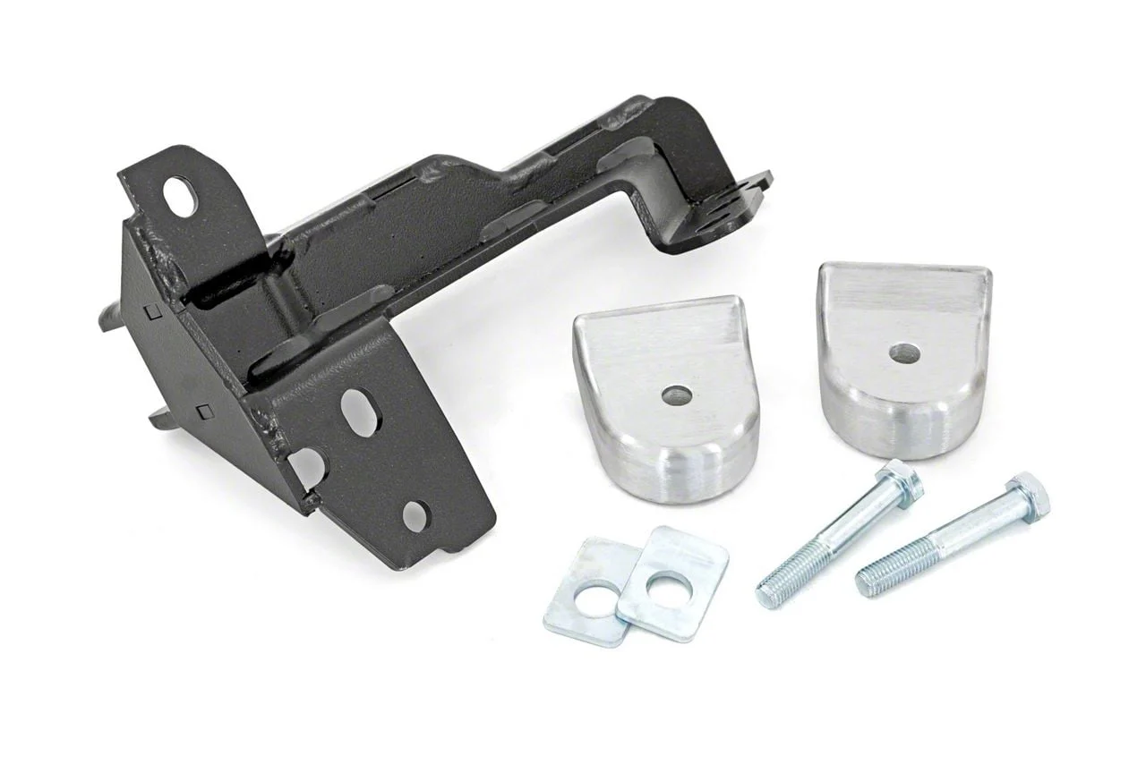 Rough Country Suspension 2-Inch Front Leveling Kit with Track Bar Bracket (17-26 4WD F-250 Super Duty, Excluding Tremor)