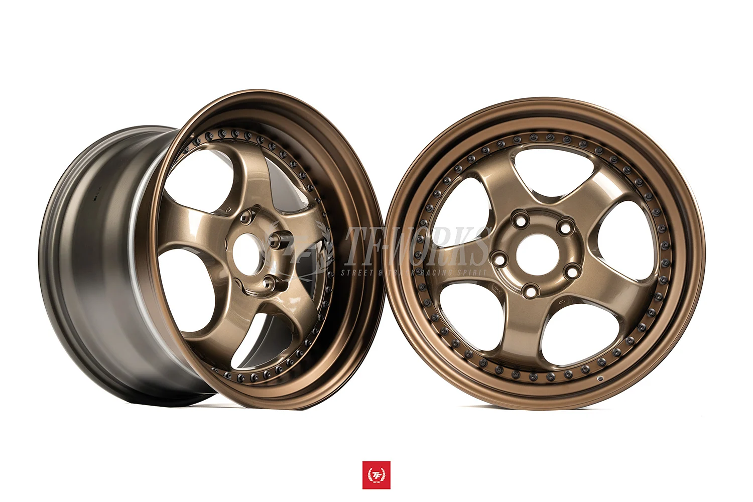 Work Meister S1 3P 19x8.5+48 / 19x11+42 5x130 - Porsche Spec / Bronze