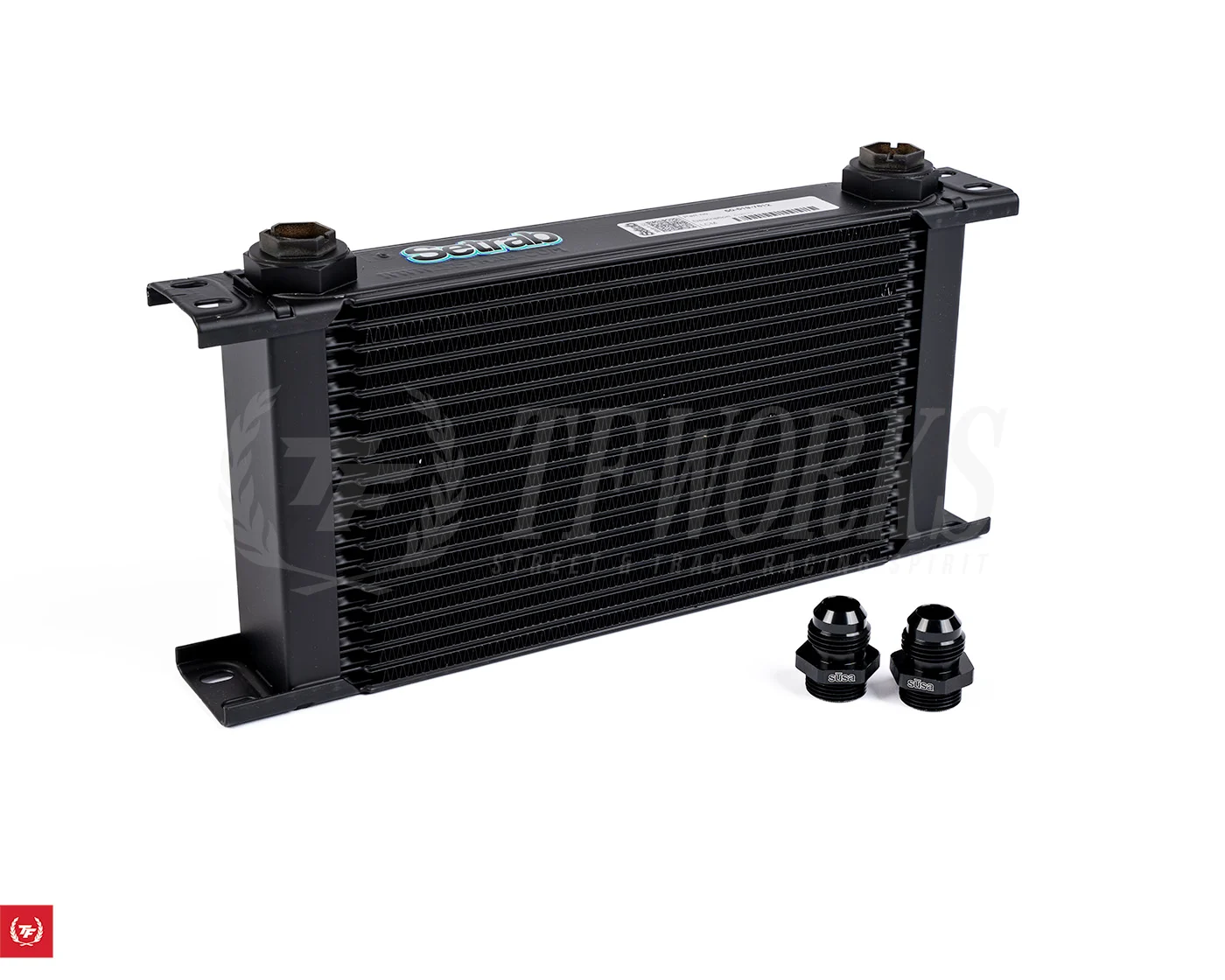Setrab 19 Row Oil Cooler with M22 to 10AN Adapter - 6 Series (5.75" tall)