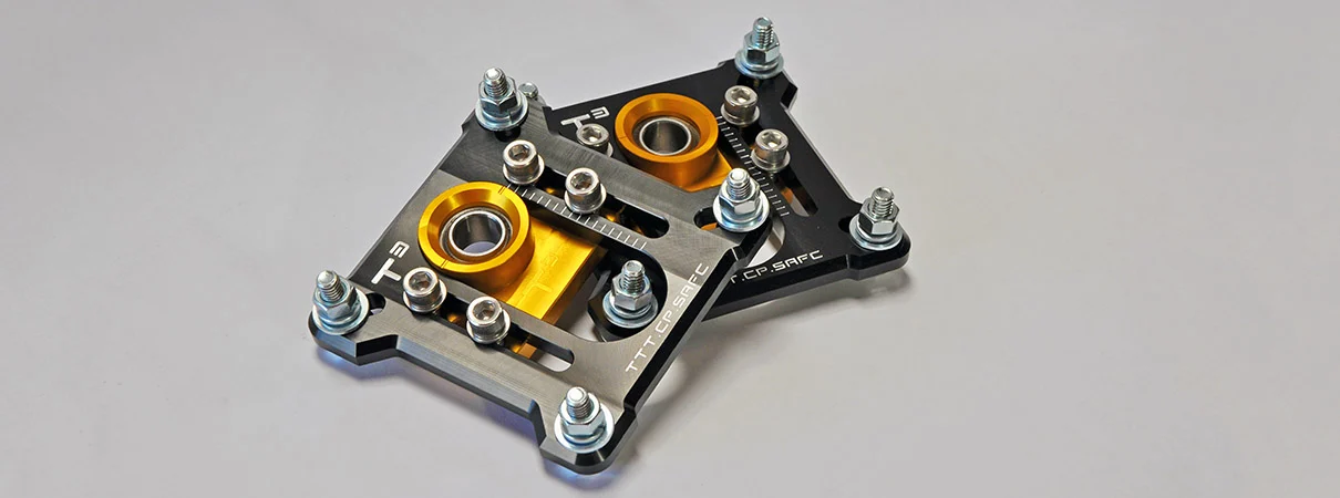 Techno Toy Tuning Black Camber Plates for the FC RX7