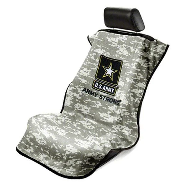 Seat Towel with US Army Logo; Camo (Universal; Some Adaptation May Be Required)
