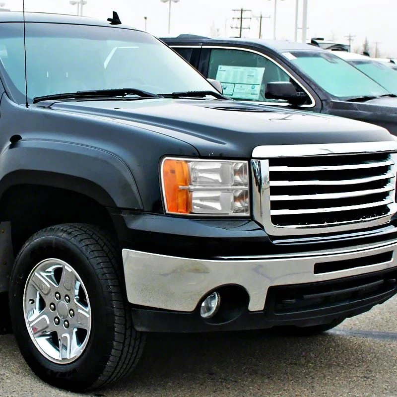Euro Crystal Headlights; Chrome Housing; Clear Lens (07-13 Sierra 1500)