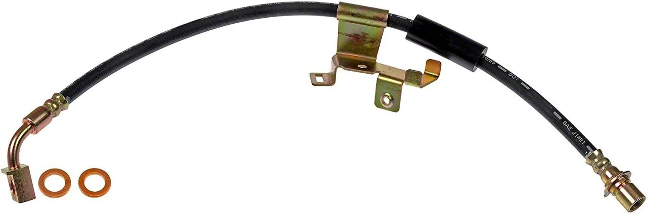 Front Brake Hydraulic Hose; Driver Side (07-18 Sierra 1500)