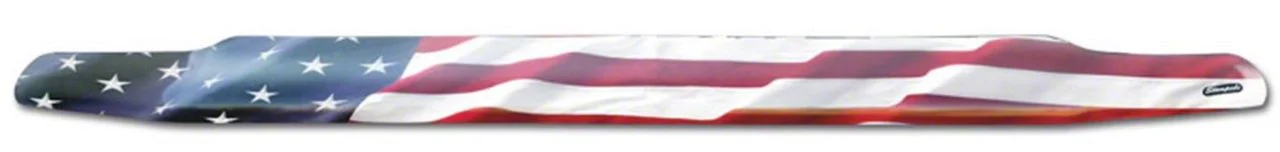 Vigilante Premium Hood Protector; American Flag (14-18 Sierra 1500)