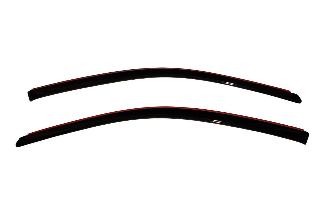 In-Channel Ventvisor Window Deflectors; Front; Dark Smoke (14-18 Sierra 1500 Regular Cab)