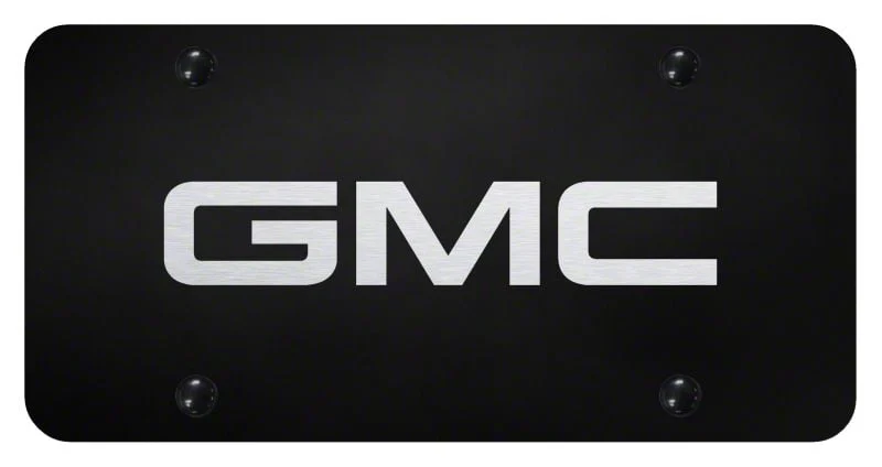 GMC Laser Etched License Plate (Universal; Some Adaptation May Be Required)