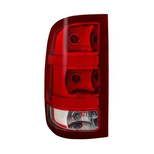 OEM Style Tail Light; Chrome Housing; Red/Clear Lens; Driver Side (07-13 Sierra 1500)