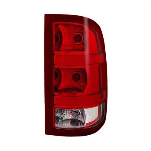 OEM Style Tail Light; Chrome Housing; Red/Clear Lens; Passenger Side (07-13 Sierra 1500)