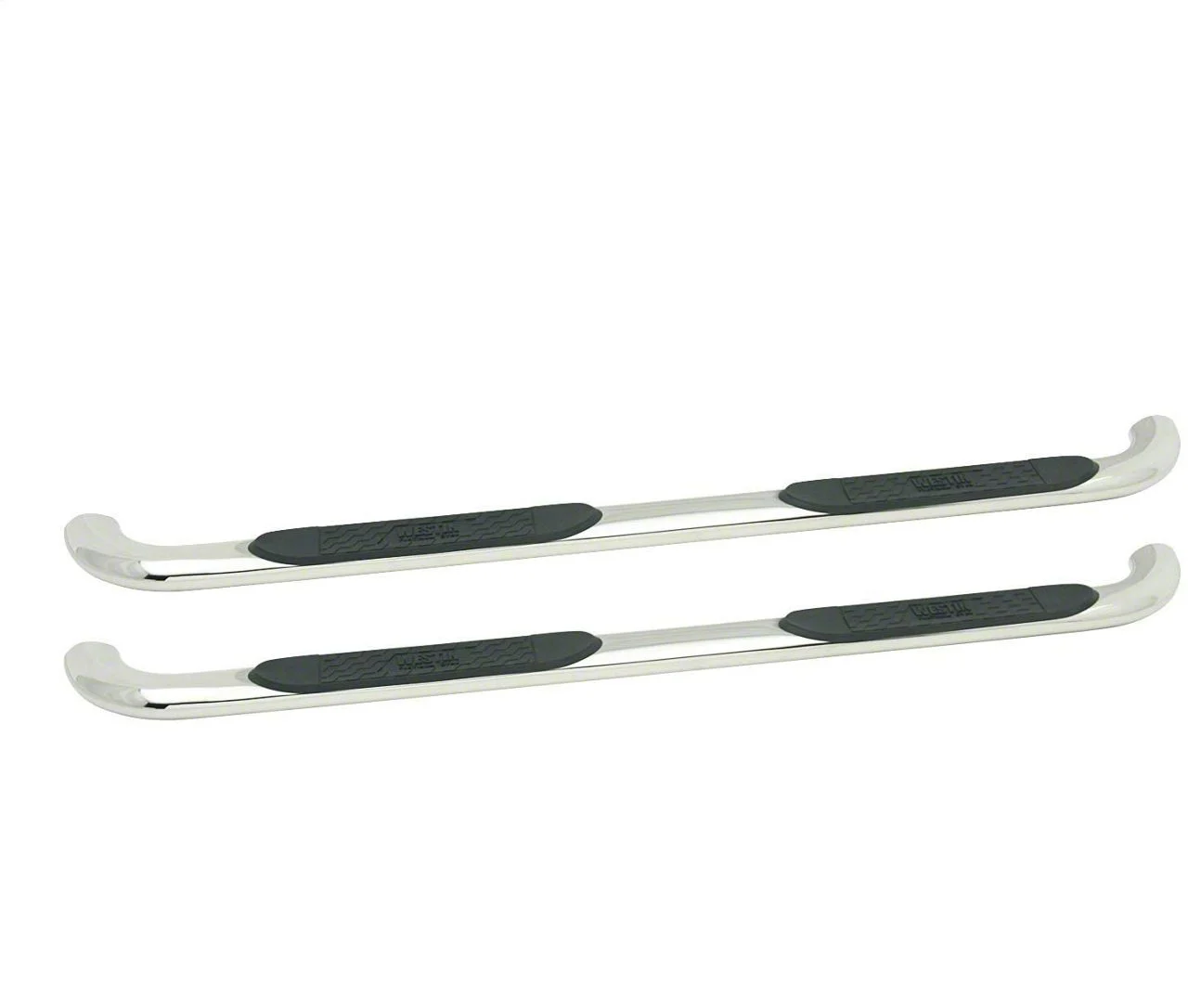 Westin Platinum 4-Inch Oval Side Step Bars; Stainless Steel (19-26 Sierra 1500 Crew Cab)
