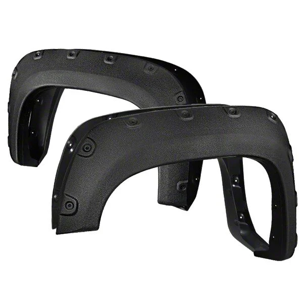 Rugged Fender Flares; Textured Black (07-13 Sierra 1500)