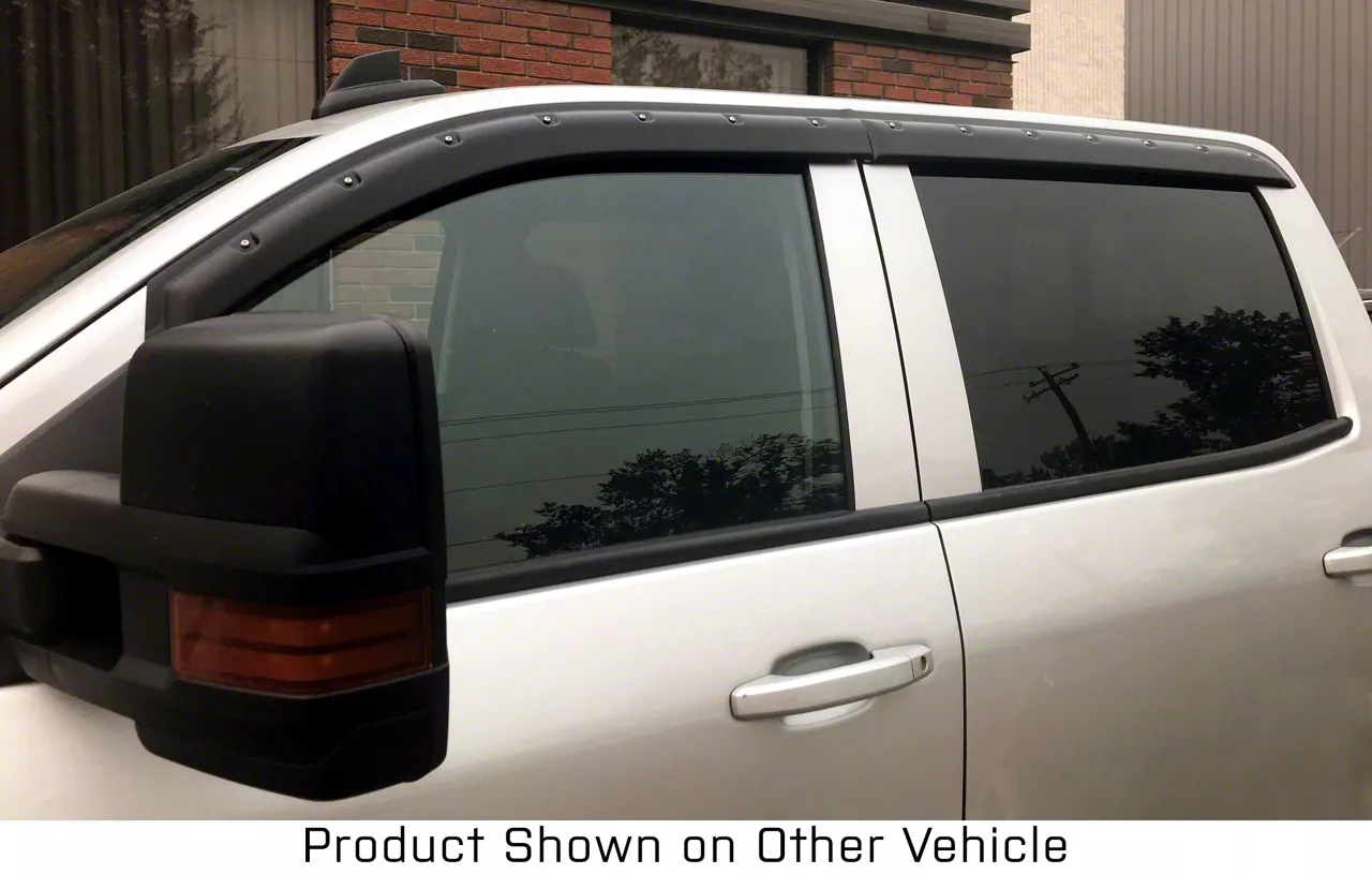 Tough Guard FormFit Window Visors (07-13 Sierra 1500 Crew Cab)