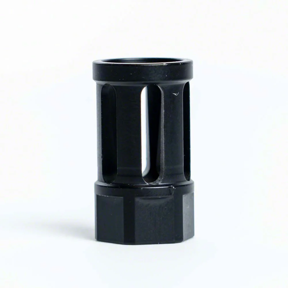 Bird Cage Design AR-15 Rifle Barrel Antenna Tip Flash Hider; Black (Universal; Some Adaptation May Be Required)