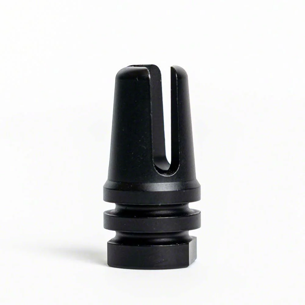Classic 3-Pronged Design AR-15 Rifle Barrel Antenna Tip Flash Hider; Black (Universal; Some Adaptation May Be Required)