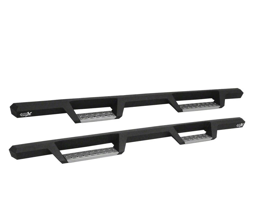 Westin HDX Stainless Drop Nerf Side Step Bars; Textured Black (20-26 Sierra 2500 HD Crew Cab)