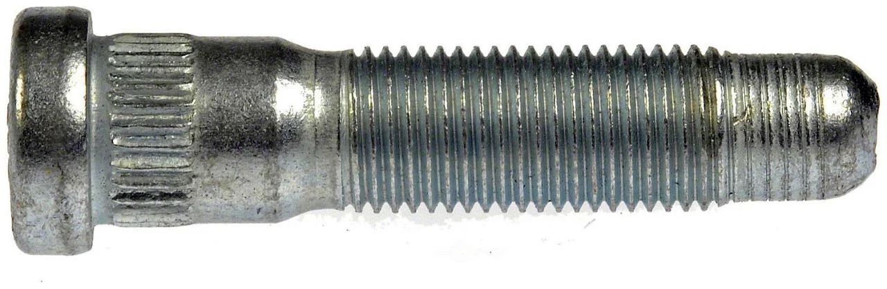 M14-1.50 Serrated Wheel Stud; 15.70mm Knurl; 65.4mm Length (07-10 Sierra 2500 HD)