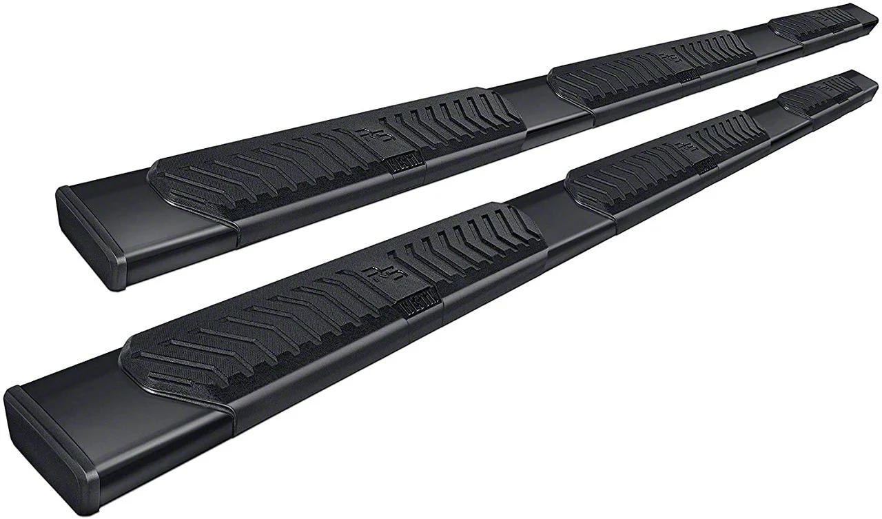 Westin R5 M-Series XD Wheel-to-Wheel Nerf Side Step Bars; Black (20-26 Sierra 2500 HD Crew Cab w/ 8-Foot Long Box)